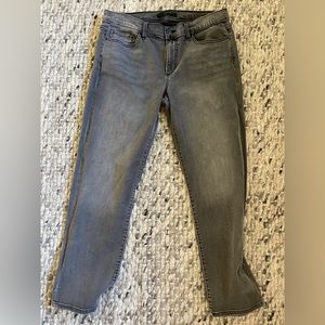 JOES JEANS faded black straight crop jeans